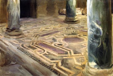  Cairo Painting - A Mosque Cairo John Singer Sargent